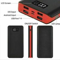 External Portable Power Bank UKC M9 50000 mAh 2.1A Black with LCD display, povobank, portable charger 50000mah