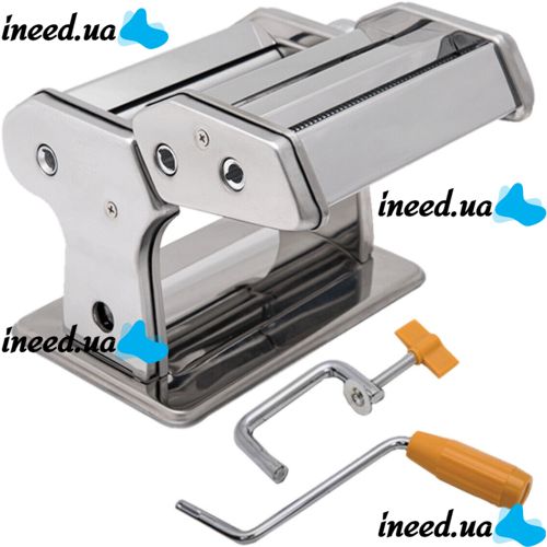 Настільна равіольніца Ravioli Maker Rainberg RB-911 Ручна локшинорізка машинка з насадками для приготування равіолі, локшини, пасти і для розкочування тіста 20x21 см