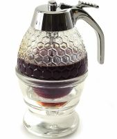 Диспенсер для меда Honey Dispenser ручной дозатор 200 мл, емкость колба для соусов, карамели, варенья, диспенсер-дозатор на подставке 10*15 см