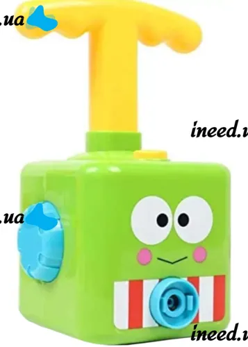 Children's Airmobile Balloon Inflating Machine Aerodynamics Reaction FORCE Principle, Toy pump with a car Inflates balloons and Rides for Children
