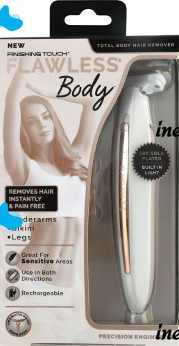 Electric Shaver Trimmer New Flawless Body Women's Rechargeable Body Hair Removal Razor, Wireless Epilator with Nozzles and Backlight