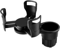 Car Multifunctional Holder Cup Holder for Car Chayanne Car holder 5 in 1, Rotating Cup Holder, Cups Black