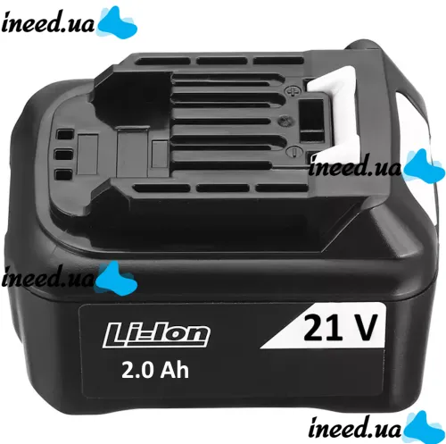Additional Battery for Cordless Chainsaw Li-on 21V 2Ah Black Electric Tools, Replaceable Battery 21V 2mAh Black