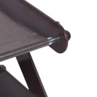 Складна етажерка полиця для зберігання взуття Z-Shared Shoe Rack YH8802-4 на 4 полиці, Побутова стійка органайзер YH-8802 для речей і взуття кавова
