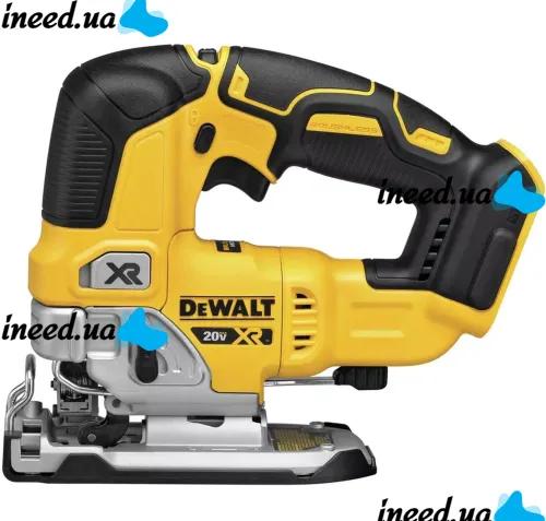 Аккумуляторный электролобзик DeWalt DCS331B 20V 2AH для фигурной резки дерева и металла с 2 аккумуляторами, Беспроводная лобзиковая пила Деволт
