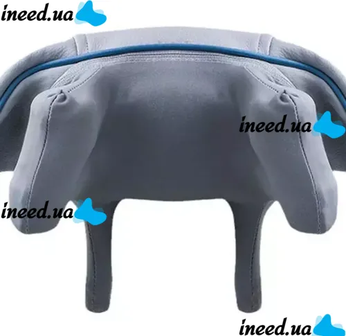 Electric Shock Massager Electric Neck Massager XL-653 Heated for Back, Shoulders and Neck, Rechargeable Roller Massager MAG-724 Grey