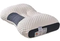 Ортопедическая прямоугольная подушка Casual MemoFoam Pillow PD-001 для сна с эффектом памяти, Анатомическая подушка 63х37 см для спины и шеи Бежевая