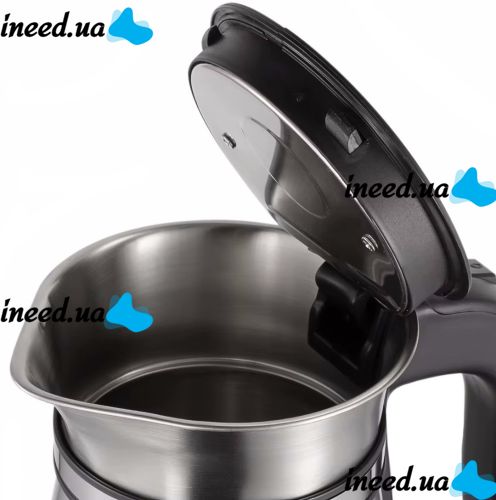 Electric kettle RAF R.7963 1.5L 1500W disc kettle in the form of a turbine, RAF tabletop electric kettle with operating indicator and auto unplugging.