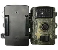 Охотничья фотоловушка Trail Wild Hunt DL-001 IP66 12mp с экраном 2" и ночным видением, Боди камера нагрудный видеорегистратор с датчиком движения