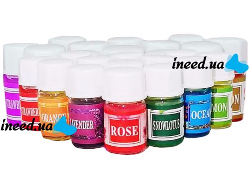 Essential Oil EOS-012 12pcs set of water-soluble essential oils with different aromas for diffuser, Essential Oil 3ml each for fragrance diffusers