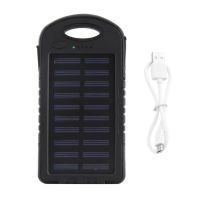 Portable Charger Power Bank Solar Charger JS-3 50,000 mAh power bank with carbine on a solar battery, external battery 50,000 mAh