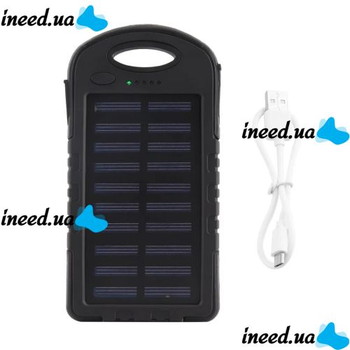 Portable Charger Power Bank Solar Charger JS-3 50,000 mAh power bank with carbine on a solar battery, external battery 50,000 mAh
