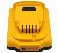 Universal Rechargeable Battery Dewalt DCB203 Yellow Li-on 24V 2Ah for Power Tools, Additional battery for a screwdriver 24V Yellow