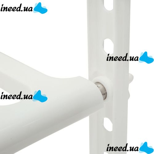 Многофункциональная регулируемая кухонная полка стойка Kitchen Rack 38-70 см для хранения посуды, Раздвижной органайзер под раковину 2 яруса Белая