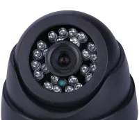 Кімнатна кольорова IP камера відеоспостереження Спартак CCTV 349 1.3 mp з роз'ємом LAN, дротова Вулична купольна камера з ІЧ-підсвічуванням