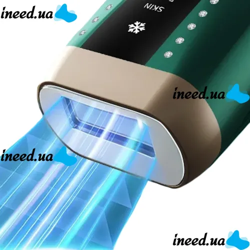 Professional Athome Ice Shedding T1 Laser Epilator for Facial and Body Hair Removal 36W Photo Epilator with Display and Cooling System