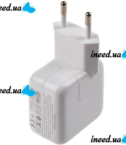 Сетевое зарядное устройство Power Adapter Apple MacBook А5224 12W на 1 USB порт, Зарядный блок СЗУ адаптер питания 12Вт для зарядки телефона 97237 Белый