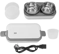 Електричний ланч бокс Cooking Lunchbox DFH-C01 200w 1,2 л для підігріву і приготування їжі з 2 чашами, харчової судочок контейнер для їжі від мережі