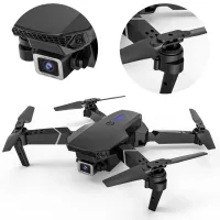 Складной радиоуправляемый квадрокоптер Foldable S-89 Pro Black FPV с 4K HD камерой, Черный летающий коптер на пульте управления s89