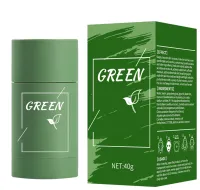 Очищающая зеленая маска для лица Nicor Green Mask Stick Maseczka Do Twarzy с органической глиной и зеленым чаем для глубокого очищения и сужения пор