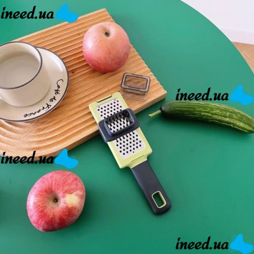 Manual Garlic Grater Functional Kitchen Gardget, Manual Kitchen Chopper, Garlic Grinder, Shredder-Grater, Presser, pres, Chocolate Cheese