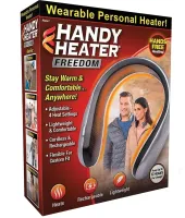 Wireless Neck Heater Handy Heater Freedom MAG-634 with 4 USB Heating Modes, Portable Rechargeable Mini Neck Heater Grey