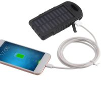 Portable Charger Power Bank Solar Charger JS-3 50,000 mAh power bank with carbine on a solar battery, external battery 50,000 mAh