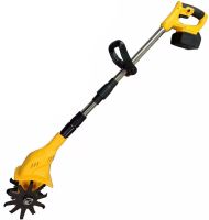 Cordless hand cultivator Dewalt DWOAS3CL for loosening and weeding vegetable garden Cordless electric cultivator Dewalt with 2 batteries for the garden