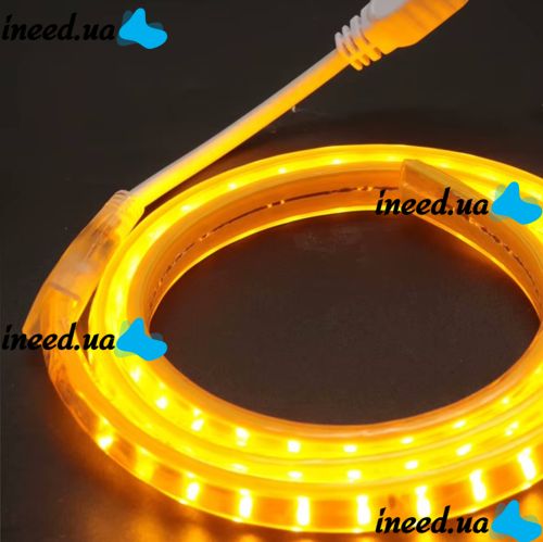 Кабель питания адаптер для светодиодной LED ленты 5050 Foton Power Cable Neon с контроллером 220V IP65, Шнур вилка для светодиодного неона от 220В