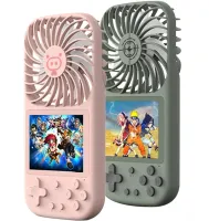 Portable Gaming Console with Fan Gen Game Fan F1 HS-224 for 500 Games, Retro Mini Console with 2.8" Dendy JD-05 Display from Battery