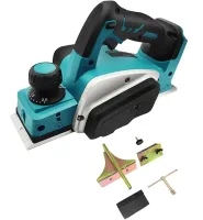 Акумуляторний рубанок по дереву Makita DKP180 36V 5AH 2 акумулятори Бездротовий електрорубанок Макіта PCP36V 11000 об/хв 36В 5Ач в кейсі Синій