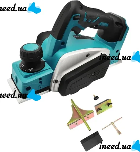 Акумуляторний рубанок по дереву Makita DKP180 36V 5AH 2 акумулятори Бездротовий електрорубанок Макіта PCP36V 11000 об/хв 36В 5Ач в кейсі Синій