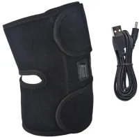 Universal Bandage Knee Warmer ThermaFix TP-02 Heated by USB, Warming Knee and Shoulder Pad 3 Modes 5V Black