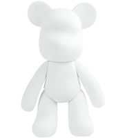Флюїдний ведмедик Зроби сам DIY Creative Fluid Bear 23 см з фарбами 3 шт Набір розмальовка іграшка Ведмедик для творчості вініловий ведмідь флюїд-арт