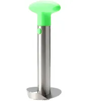 Кухонный нож для нарезки сердцевины ананаса кольцами PineАpple Peeler, Слайсер для резки очистки ананасов слайсами Ананасорезка из нержавеющей стали