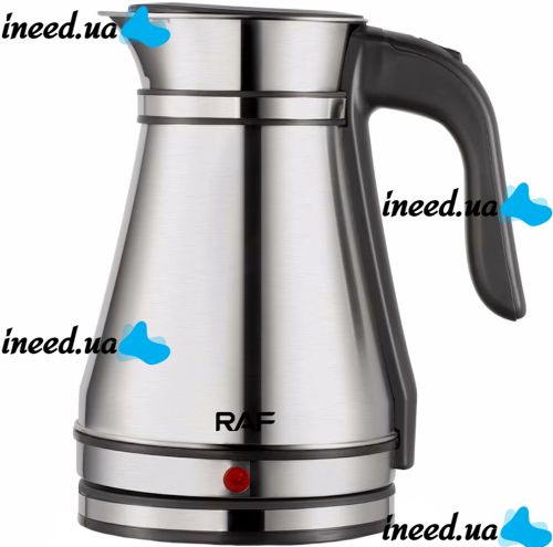 Electric kettle RAF R.7963 1.5L 1500W disc kettle in the form of a turbine, RAF tabletop electric kettle with operating indicator and auto unplugging.