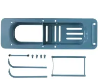 Розсувна Полиця органайзер для раковини Sink rack AD - 1792 для губки і ганчірок, телескопічна поличка сушарка рушники на мийку LY-567 Темно-синя