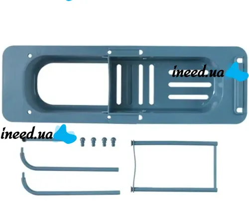 Розсувна Полиця органайзер для раковини Sink rack AD - 1792 для губки і ганчірок, телескопічна поличка сушарка рушники на мийку LY-567 Темно-синя