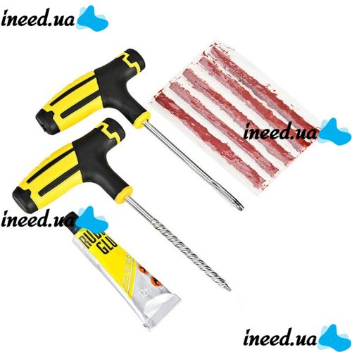 Puncture repair kit for tubeless tires CZK-8008 raw rubber, Puncture Repair Kit, Universal Repair Kit for car tires