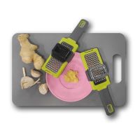 Manual Garlic Grater Functional Kitchen Gardget, Manual Kitchen Chopper, Garlic Grinder, Shredder-Grater, Presser, pres, Chocolate Cheese