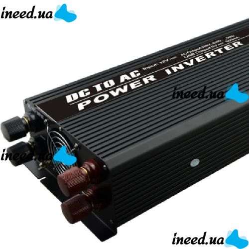 Автомобільний інвертор UN-3063 9000W 12V-220v, Авто перетворювач напруги струму від прикурювача і акумулятора 12В 9000В з захистом від перегріву