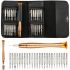 A set of screwdrivers with magnetic bits 25 in 1 set of tools for repairing and disassembling phones electronics mini screwdrivers for a radio master in a case