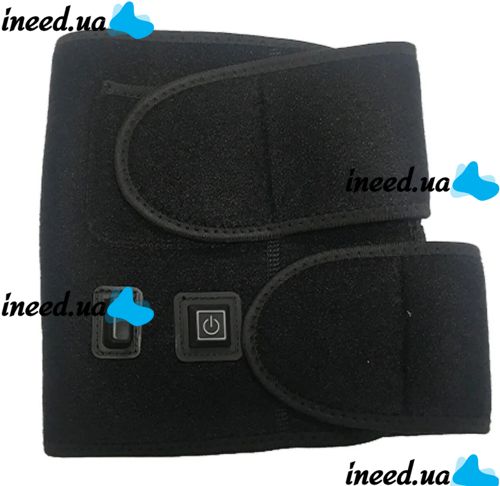 Universal Bandage Knee Warmer ThermaFix TP-02 Heated by USB, Warming Knee and Shoulder Pad 3 Modes 5V Black