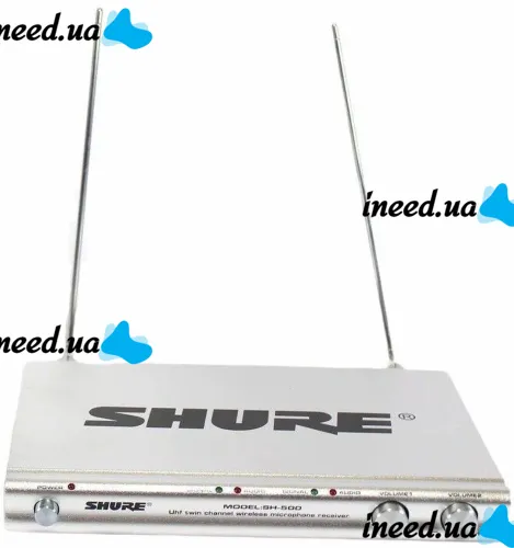 Бездротовий мікрофон Shure SH-500 радіомікрофон Радіомікрофон Радіобаза Shure