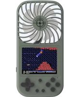 Portable Gaming Console with Fan Gen Game Fan F1 HS-224 for 500 Games, Retro Mini Console with 2.8" Dendy JD-05 Display from Battery
