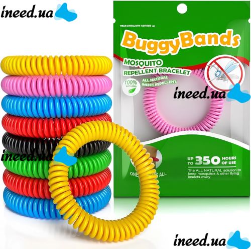 Силіконовий браслет пружина від комарів і комах Mosquito Repellent Bracelet MB-001 антимоскітний репелент з капсулою Ball для дітей і дорослих