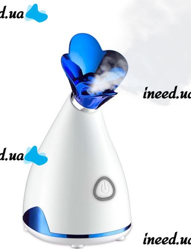 Парова сауна для омолодження та зволоження обличчя з інгалятором Phyopus Facial Ionic Steamer CL-5358, Розпарювач 2в1 з іонізатором для чищення шкіри