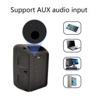 Portable Wireless Speaker Suitcase ESS-105 with LED Backlight USB, SD, FM, AUX Bluetooth with Light Music Rechargeable Music, Mini Suitcase