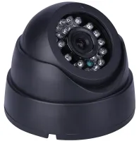Кімнатна кольорова IP камера відеоспостереження Спартак CCTV 349 1.3 mp з роз'ємом LAN, дротова Вулична купольна камера з ІЧ-підсвічуванням