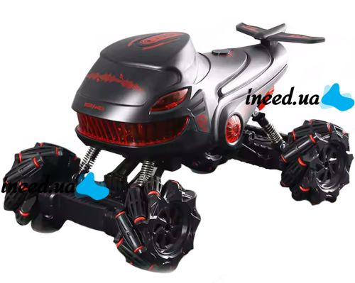 Toy kids car Shark S-Drift S883 car with remote control, 2.4 GHz lighted and steamed radio control racing car for kids